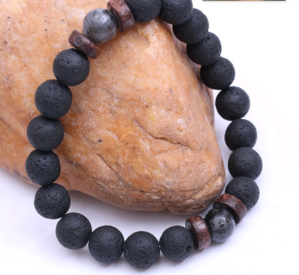 Volcanic Moonstone Bracelet - Kulit Apparel LLC