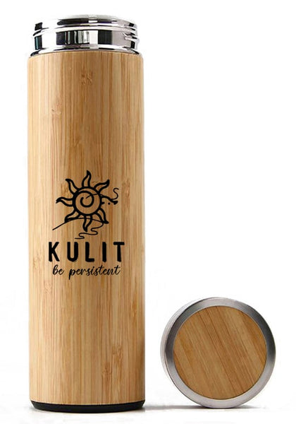 Bamboo Tea Infuser Thermos - Kulit Apparel LLC