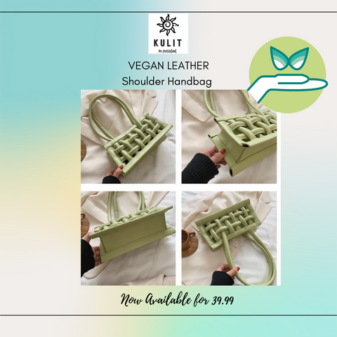 Vegan Leather Shoulder Handbag - Kulit Apparel LLC