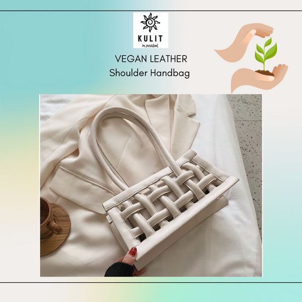 Vegan Leather Shoulder Handbag - Kulit Apparel LLC