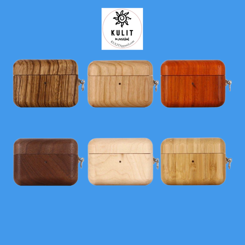 Handmade Bamboo Air Pod Pro Case.                                                     Click for more options. - Kulit Apparel LLC