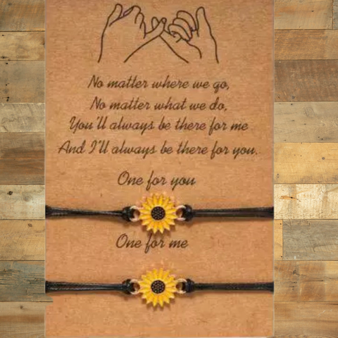 Friendship Bracelet " SUNFLOWER" - Kulit Apparel LLC