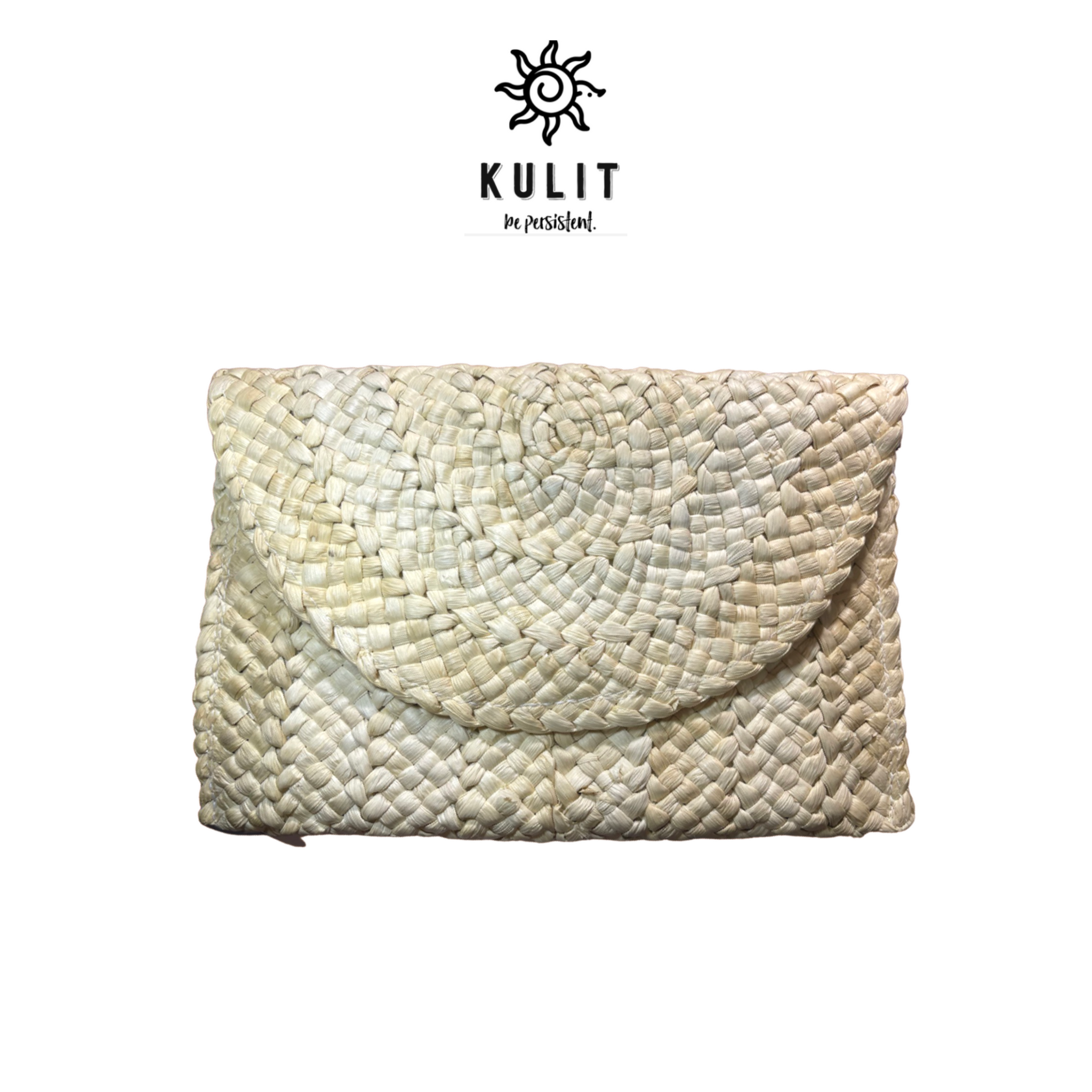 Hand-sewn Palm Leaf Clutch - Kulit Apparel LLC