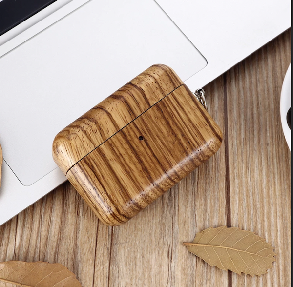Handmade Bamboo Air Pod Pro Case.                                                     Click for more options. - Kulit Apparel LLC