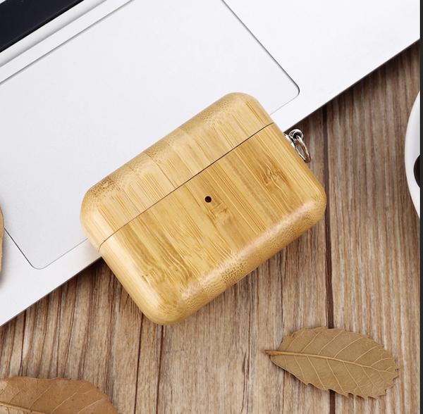 Handmade Bamboo Air Pod Pro Case.                                                     Click for more options. - Kulit Apparel LLC
