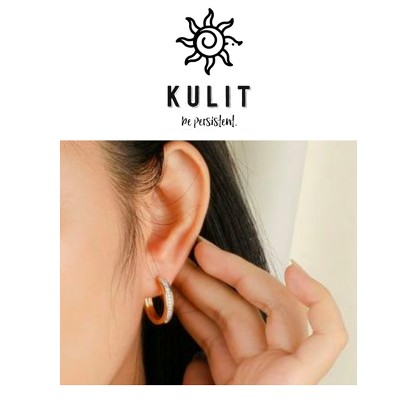 Hoop Earrings MIKANA - Kulit Apparel LLC