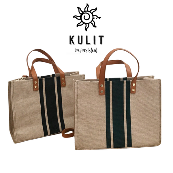 Canvas Tote Handbag - Kulit Apparel LLC